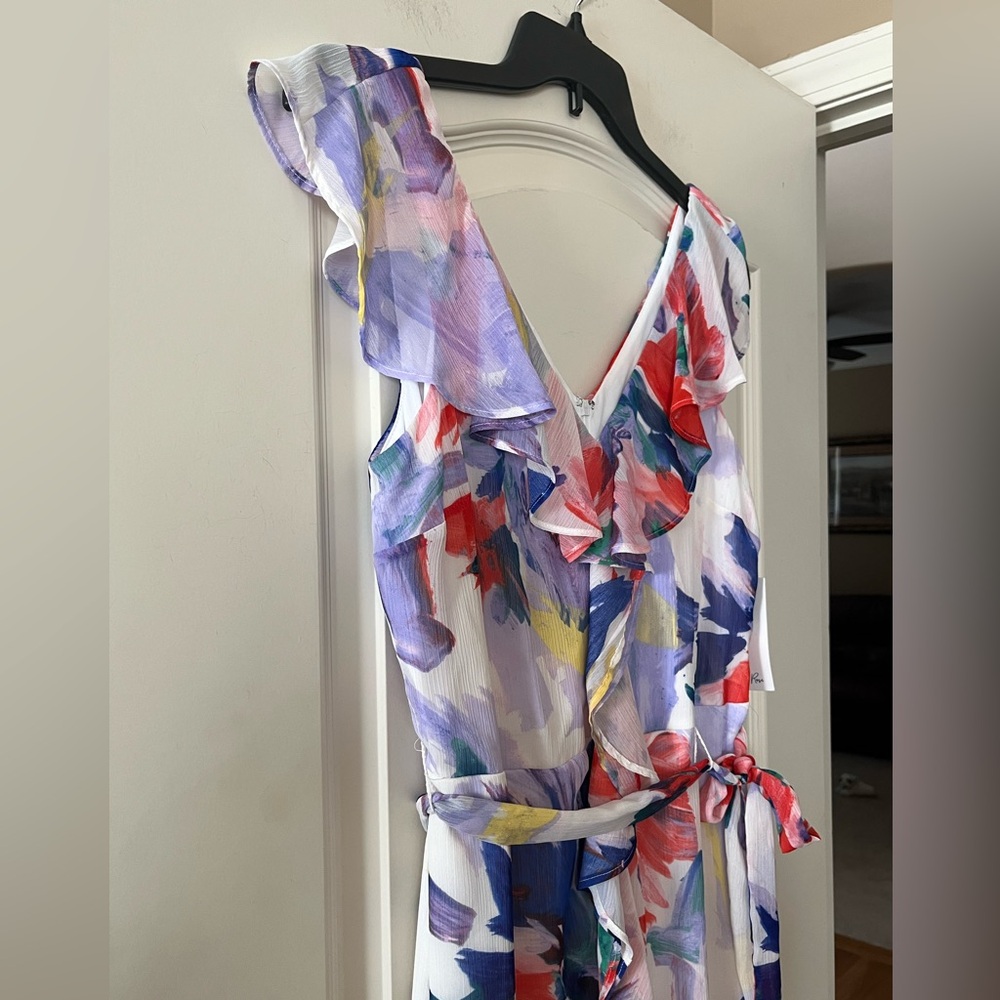 New! Harper Rose Sleeveless Ruffle Dress Lined Women’s size 12 - Picture 8 of 16